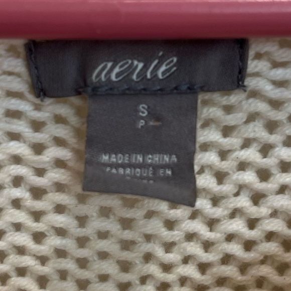 Aerie pink ombre crewneck sweater GUC size small - Picture 3 of 7